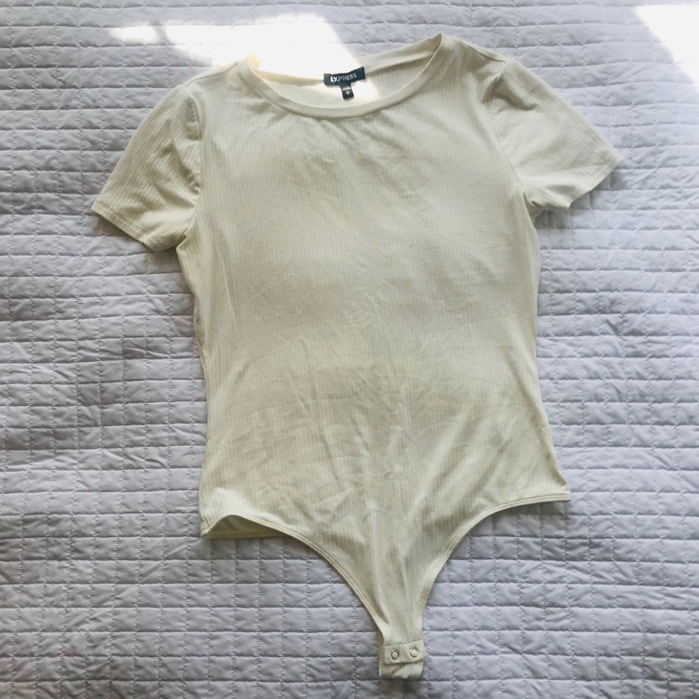 Express White Bodysuit